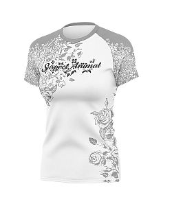 Funkční dámské sportovní volné triko Lady bílá