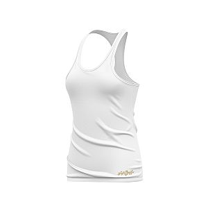 VÝPRODEJ - Dámské funkční sportovní TÍLKO bílá Bamboo Ultra CLASSIC, XS, L