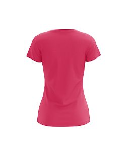 VÝPRODEJ - Dámské funkční tričko SPORTY "V" krátký rukáv růžová Bamboo Ultra CLASSIC, M