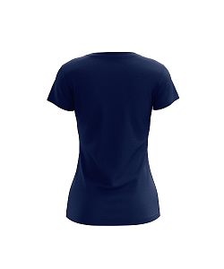 VÝPRODEJ - Dámské funkční tričko SPORTY "V" krátký rukáv tmavá modrá Bamboo Ultra CLASSIC, M